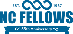 The logo for the NC Fellows program, celebrating the 55th anniversary of the program.