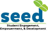 Logo for Student Engagement, Empowerment, and Development (SEED) co-curricular leadership certificate program.