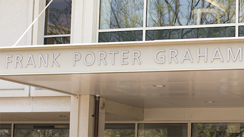 Photo of the Pit side entrance of the Carolina Union.